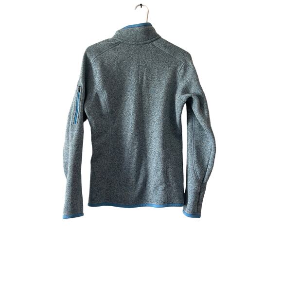 Patagonia Better Sweater 1/4 Zip Steam Blue Fleece Pullover Women's Size Medium - Picture 2 of 8